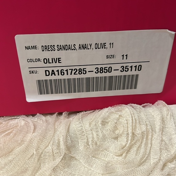 Olive  cutout lace up stiletto boots size 11 - Picture 4 of 6